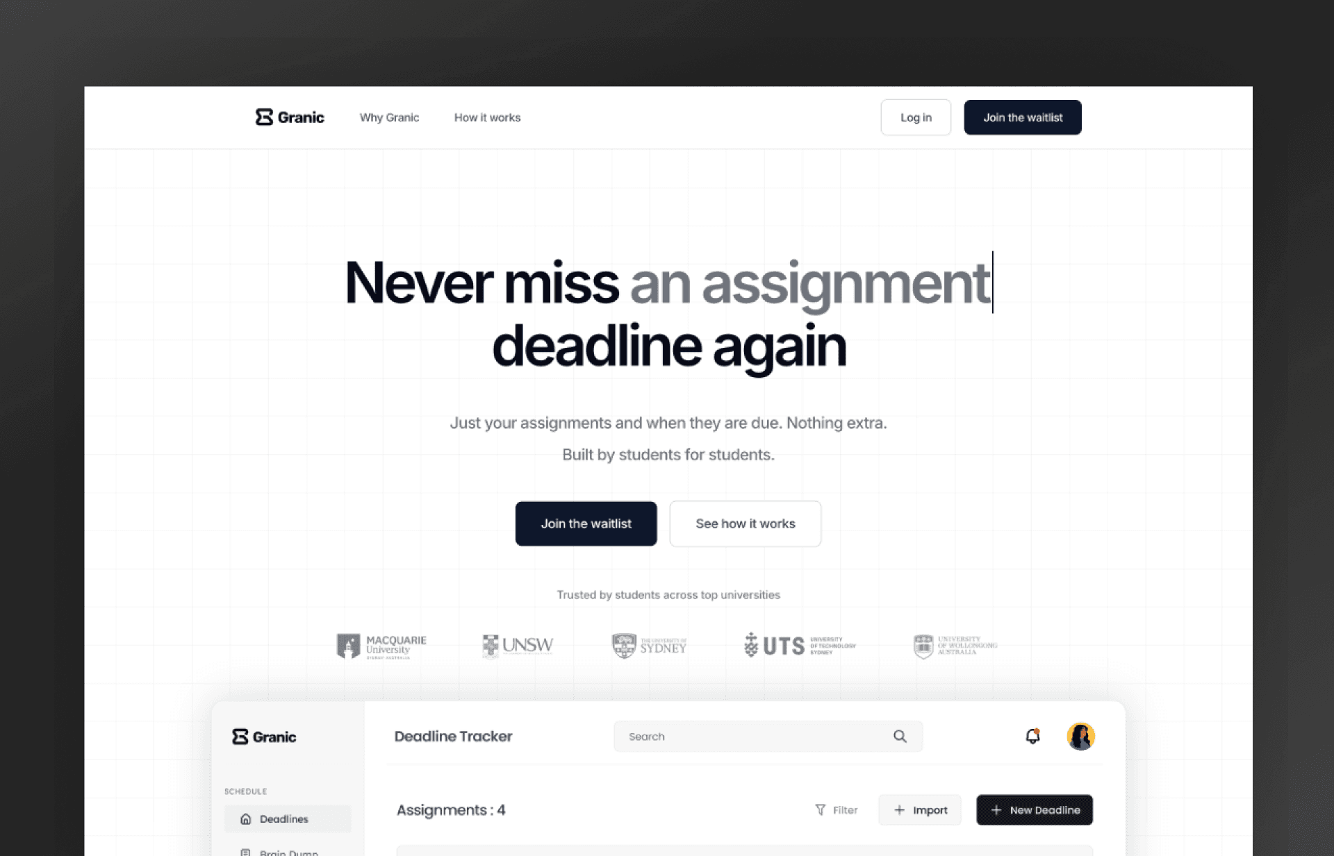 Landing page approach and structure