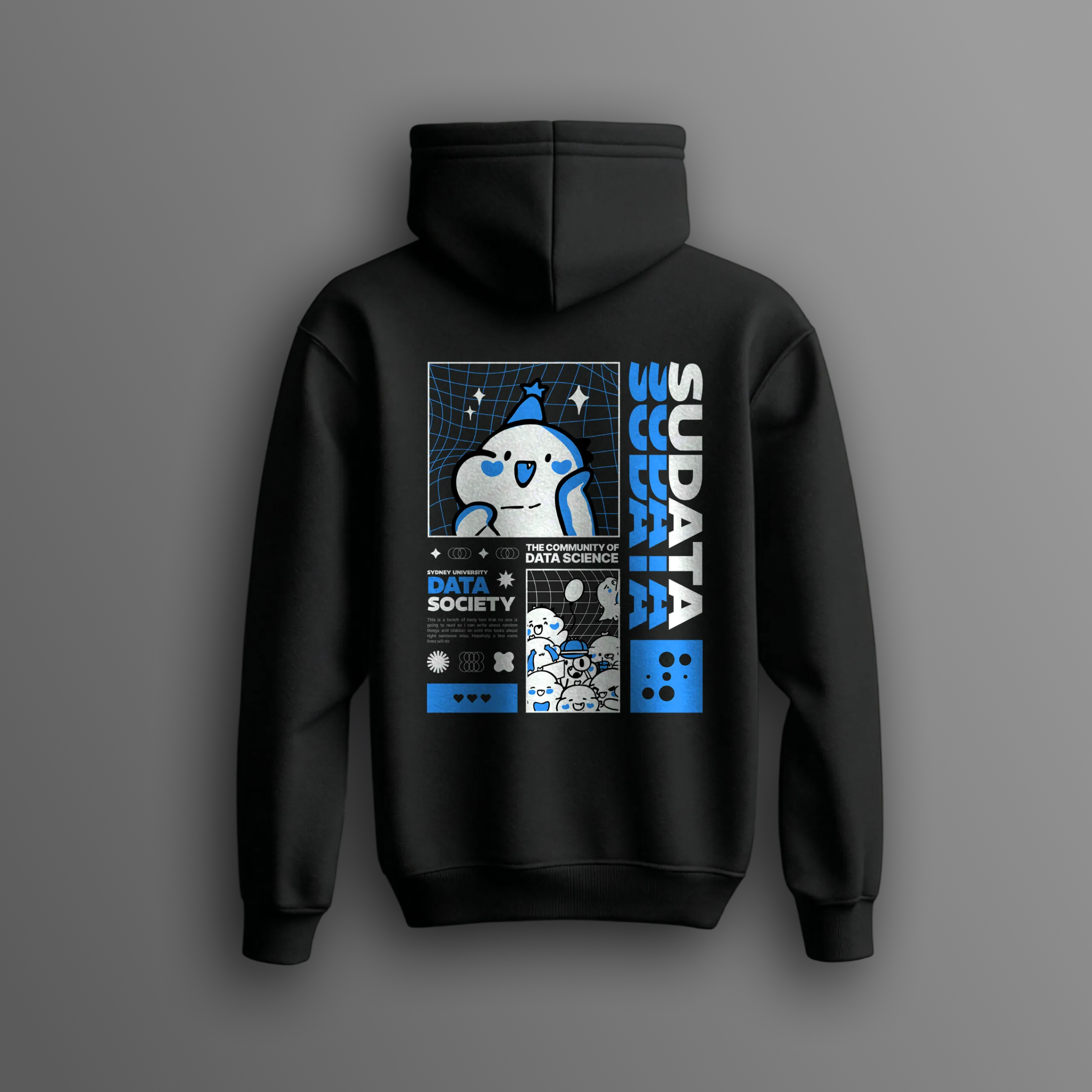 Merchandise hoodie back